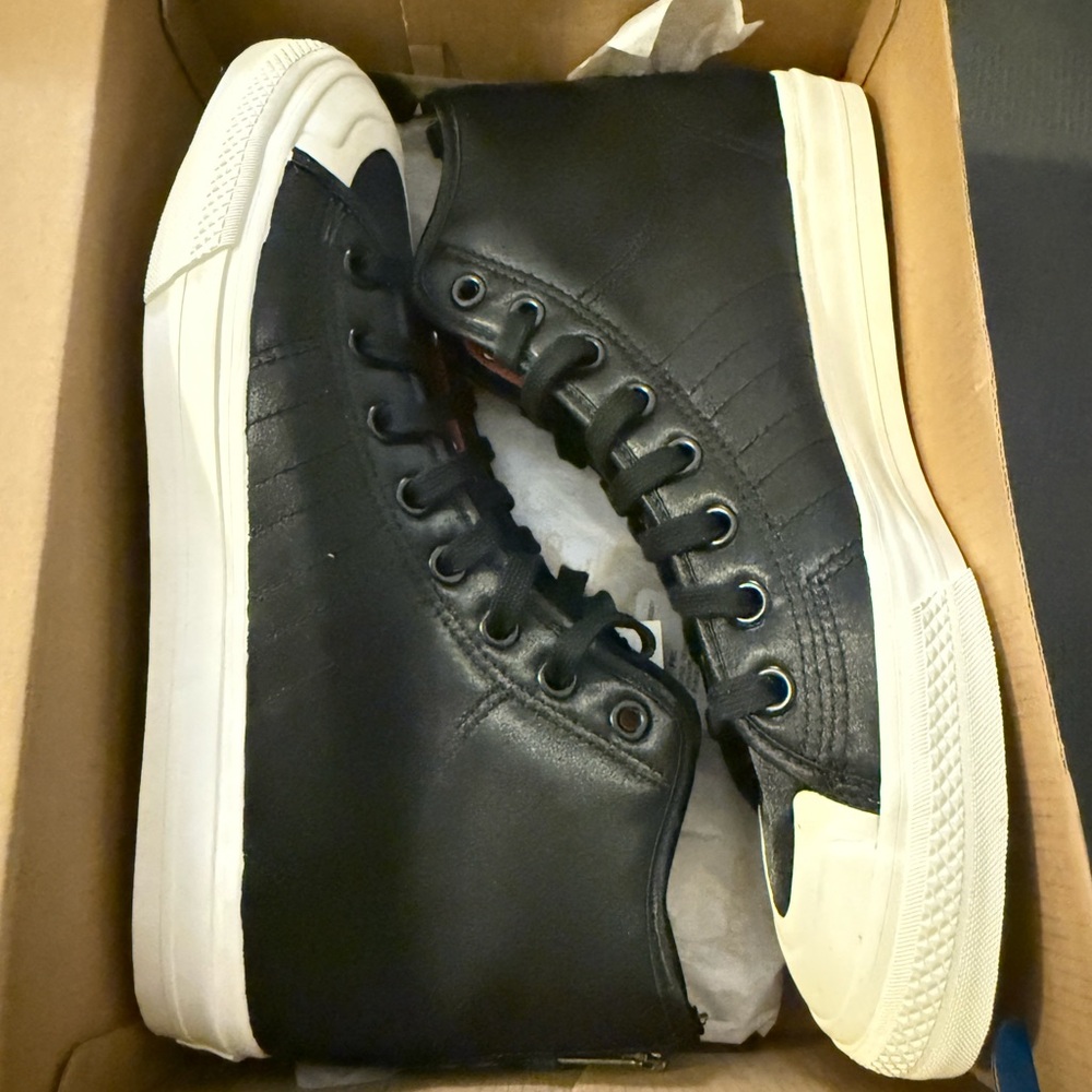 Adidas Nizza Hi RF ‘Core Black’ - New In Box - Size 10.5 M